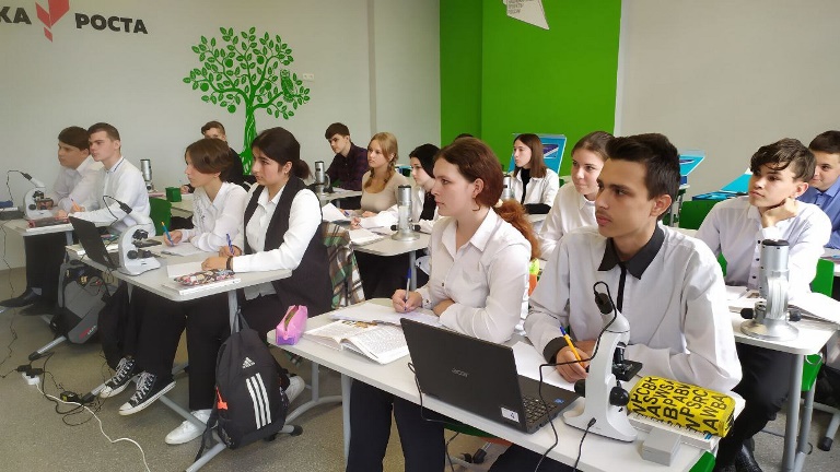 Открытие Центра образования естественно-научного и технологического профилей «Точка роста».